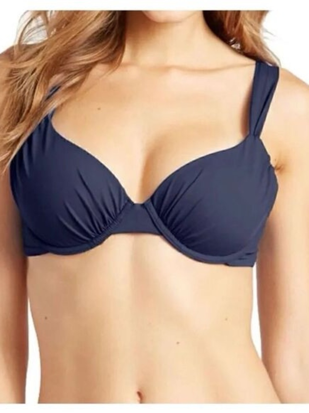 Tommy Bahama Navy Blue Underwire Bikini Top